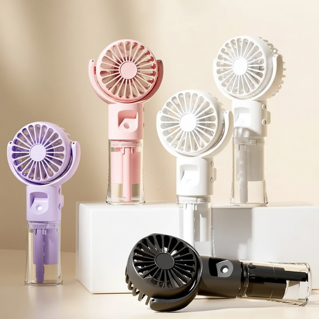 Portable spray fan sans texte